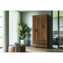 Guarda Roupa 4 Portas 2 Gavetas Jequitibá